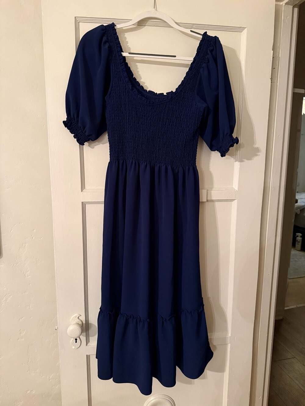 Hill House Home The Louisa Nap Dress in Navy, Size Medium